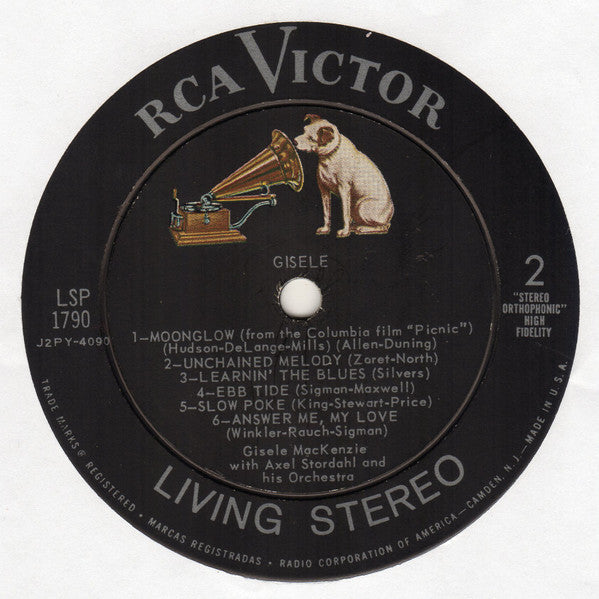 Gisele MacKenzie With Axel Stordahl And His Orchestra* - Gisele - LP