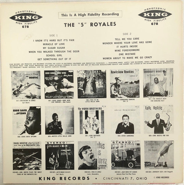 The 5 Royales - The "5" Royales - LP