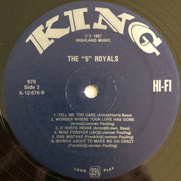 The 5 Royales - The "5" Royales - LP