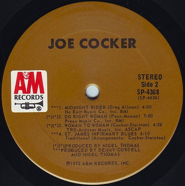 Joe Cocker - Joe Cocker - LP