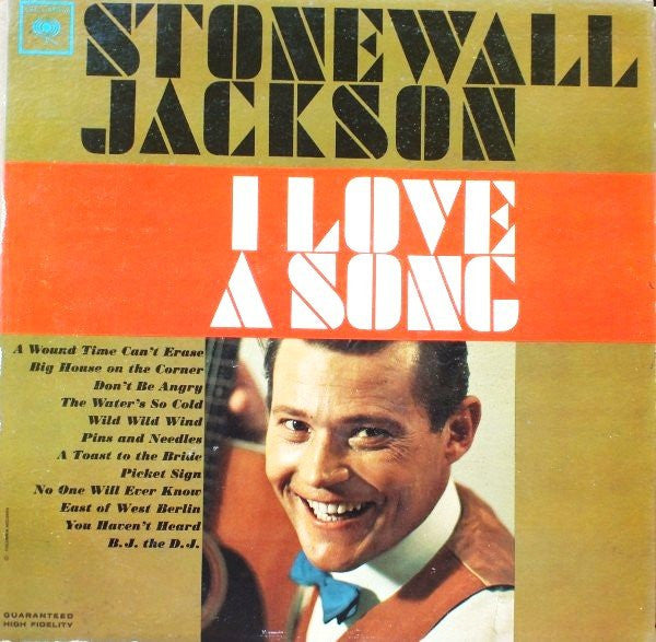 Stonewall Jackson - I Love A Song - LP