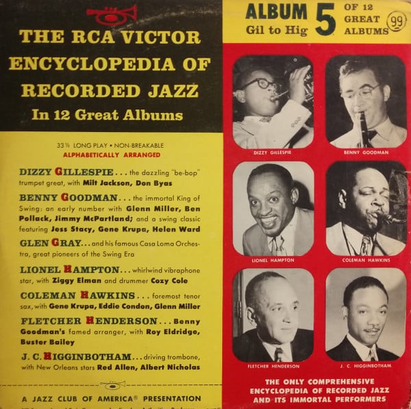 Various - The RCA Victor Encyclopedia Of Recorded Jazz: Album 5 - Gil To Hig - LP