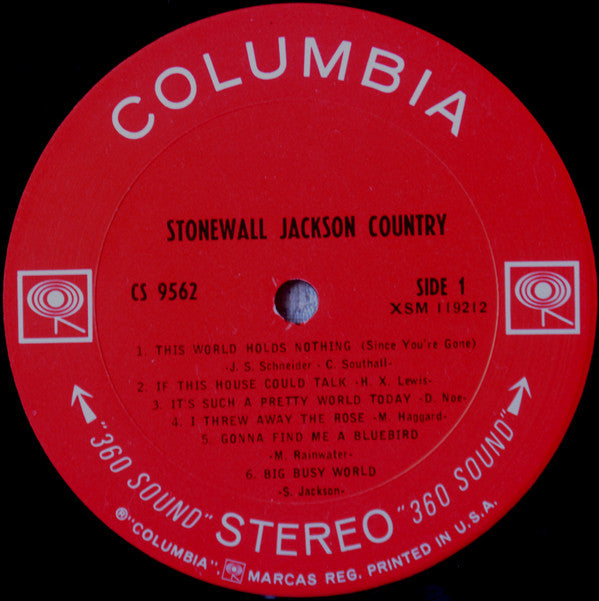Stonewall Jackson - Stonewall Jackson Country - LP