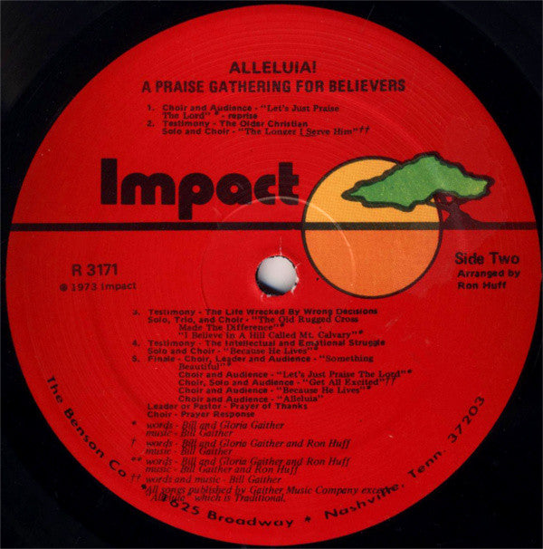 Bill & Gloria Gaither, Ronn Huff - Alleluia! A Praise Gathering for Believers - LP