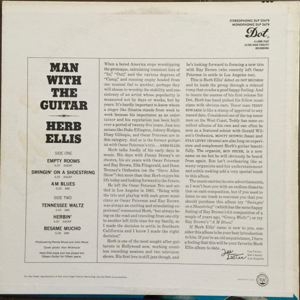 Herb Ellis - Man With The Guitar - LP