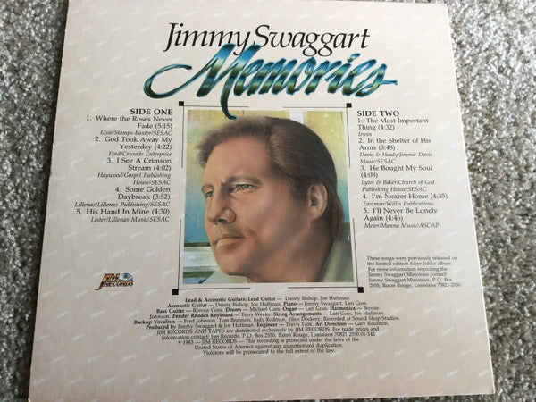 Jimmy Swaggart - Memories - LP