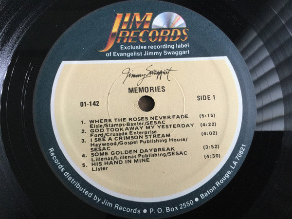 Jimmy Swaggart - Memories - LP