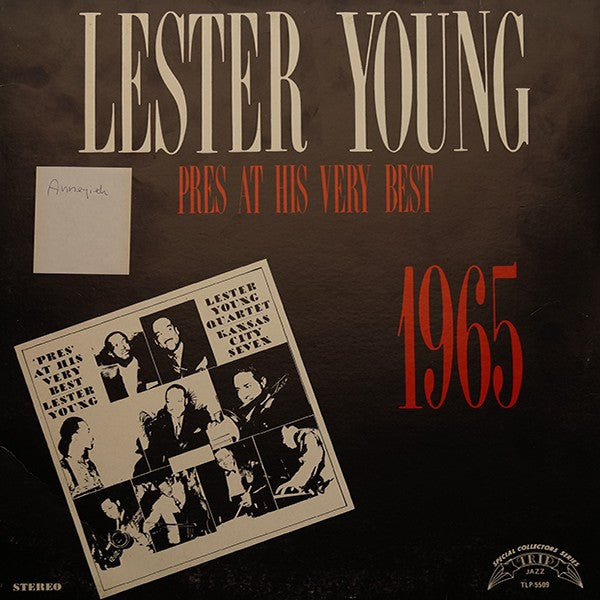 Lester Young - Pres At His Very Best - LP