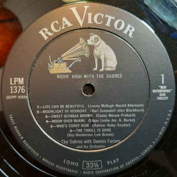 The Sabres (5) - Ridin' High With The Sabres - LP