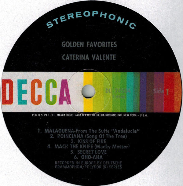 Caterina Valente - Golden Favorites - LP