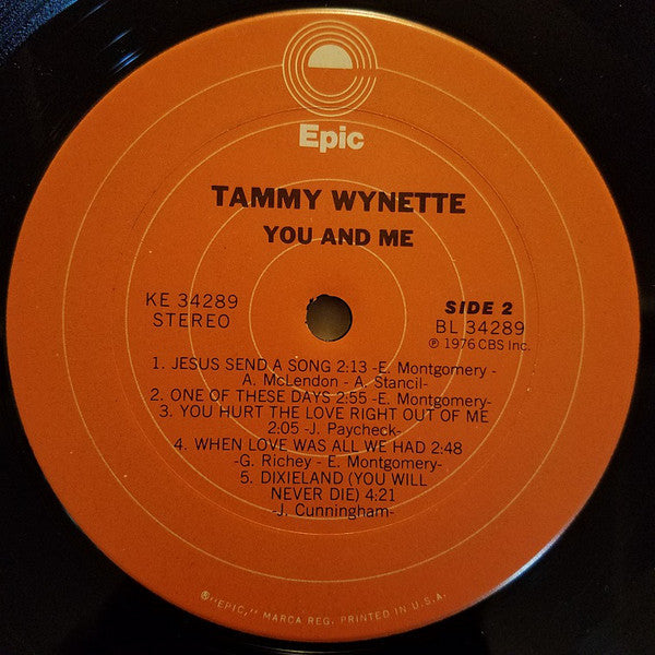 Tammy Wynette - You And Me - LP