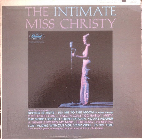 June Christy - The Intimate Miss Christy - LP