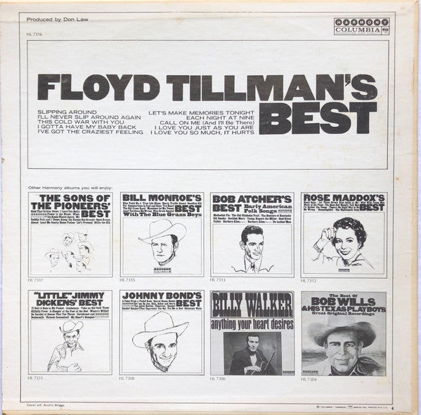 Floyd Tillman - Floyd Tillman's Best - LP