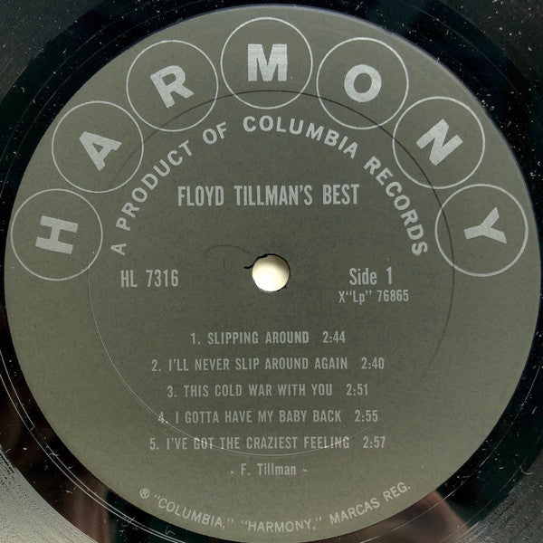 Floyd Tillman - Floyd Tillman's Best - LP