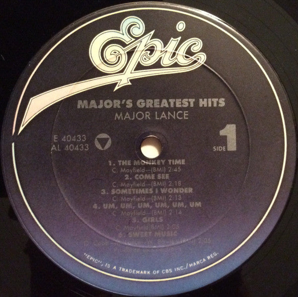 Major Lance - Major's Greatest Hits - LP