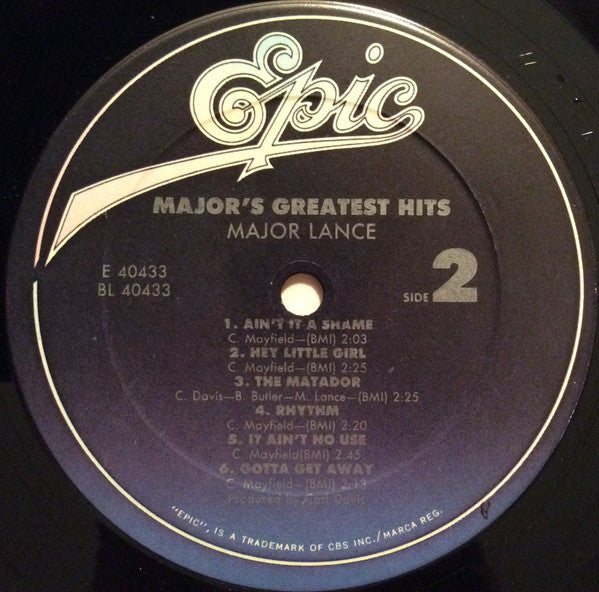 Major Lance - Major's Greatest Hits - LP