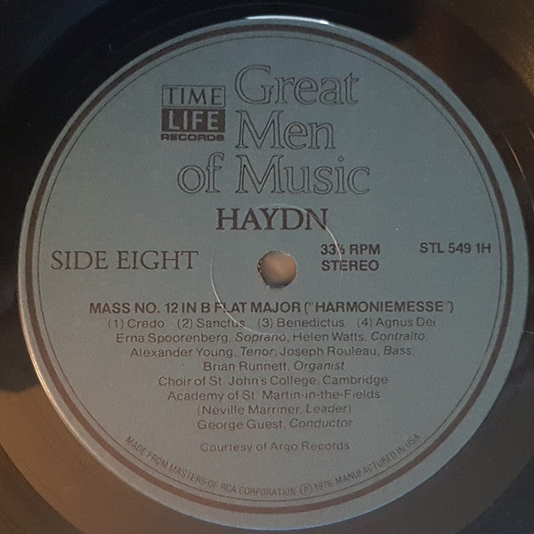 Franz Joseph Haydn* - Great Men Of Music - LP