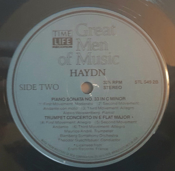 Franz Joseph Haydn* - Great Men Of Music - LP