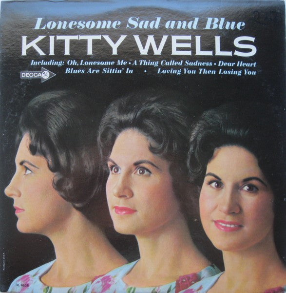 Kitty Wells - Lonesome Sad And Blue - LP