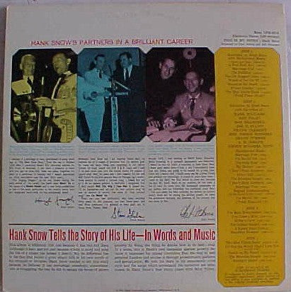 Hank Snow - This Is My Story - LP