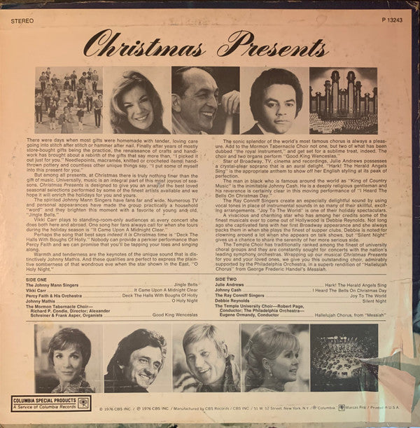 Various - Christmas Presents - LP