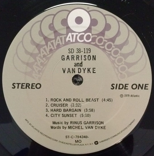 Garrison* And Van Dyke* - Garrison And Van Dyke - LP