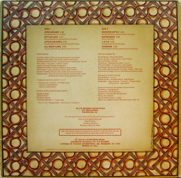 Kool & The Gang - Open Sesame - LP