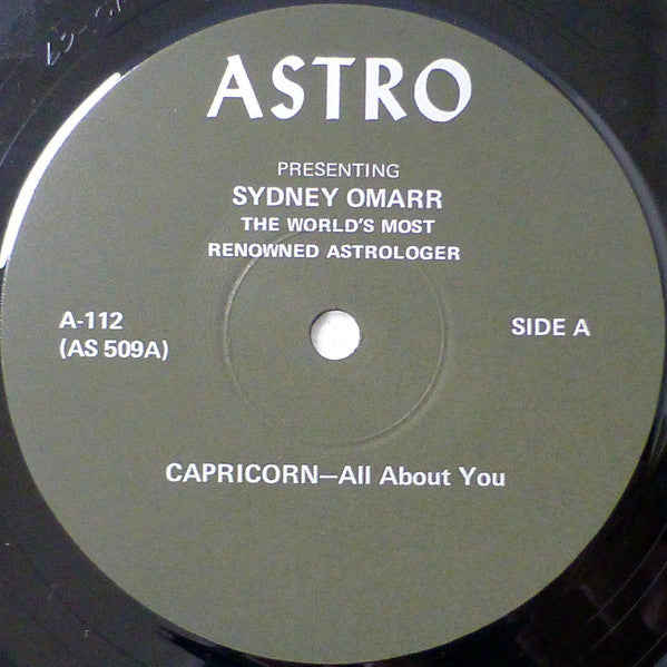 Sydney Omarr - Capricorn: December 22 to January 19 - LP