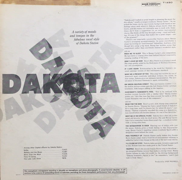 Dakota Staton - Dakota - LP