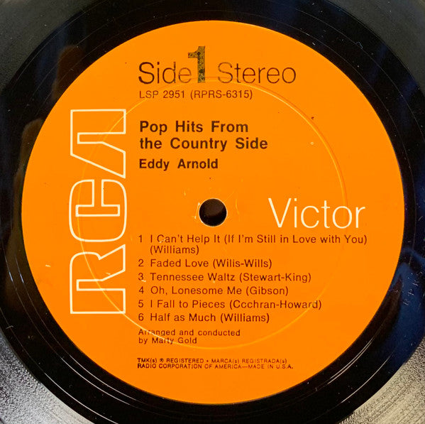 Eddy Arnold - Pop Hits From The Country Side - LP