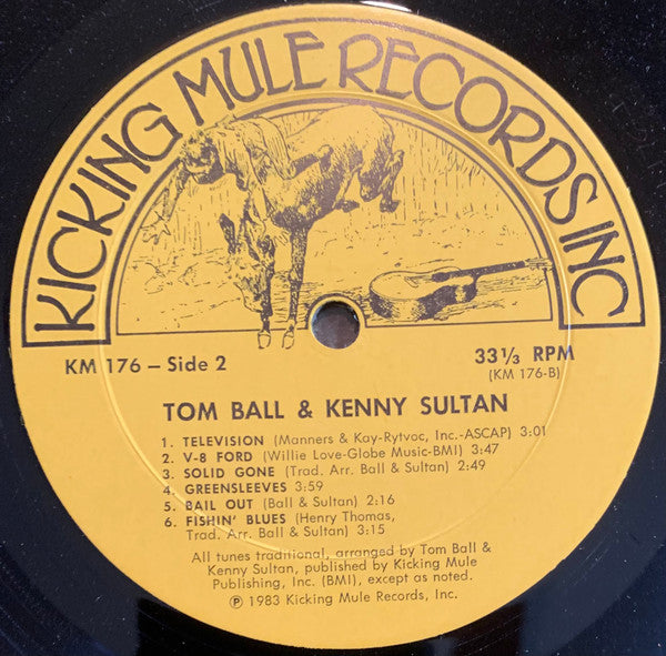 Tom Ball And Kenny Sultan* - Who Drank My Beer? - LP