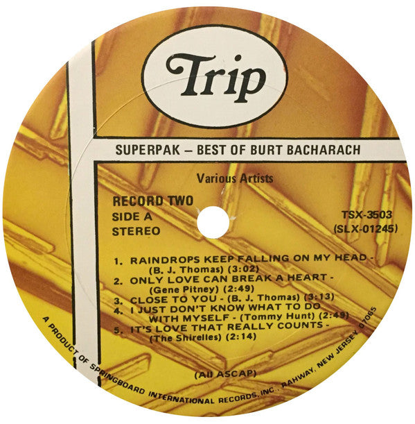 Various - Superpak - Best Of Burt Bacharach - LP