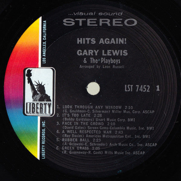 Gary Lewis & The Playboys - Hits Again! - LP