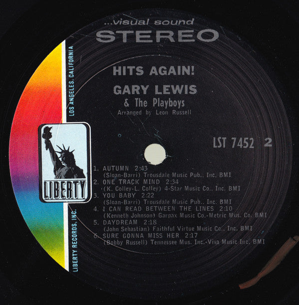 Gary Lewis & The Playboys - Hits Again! - LP