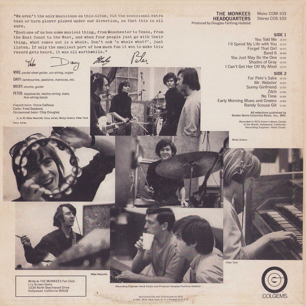 The Monkees - Headquarters - LP