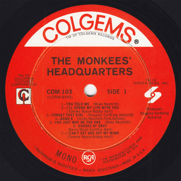 The Monkees - Headquarters - LP