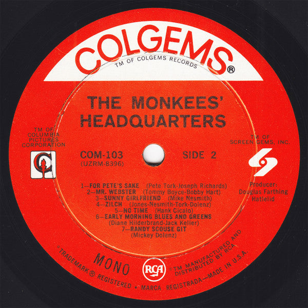 The Monkees - Headquarters - LP
