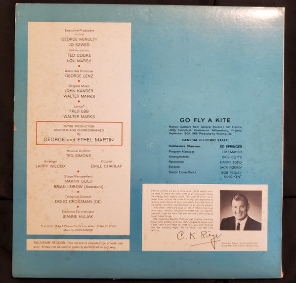 Kander And Ebb, Walter Marks - Go Fly A Kite - LP