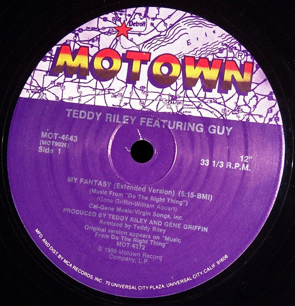 Teddy Riley Featuring Guy - My Fantasy (Extended Version) (Music From "Do The Right Thing")