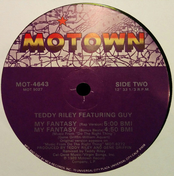 Teddy Riley Featuring Guy - My Fantasy (Extended Version) (Music From "Do The Right Thing")