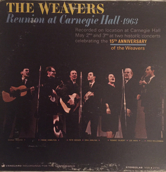 The Weavers - Reunion At Carnegie Hall - 1963 - LP