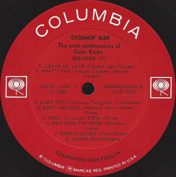 Gene Krupa - Drummin' Man - LP