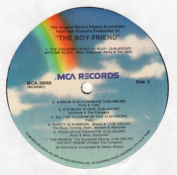 Various - The Original Motion Picture Soundtrack From Ken Russell's Production Of "The Boy Friend" - LP