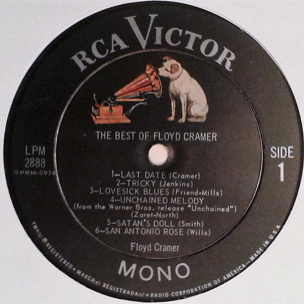 Floyd Cramer - The Best Of Floyd Cramer - LP