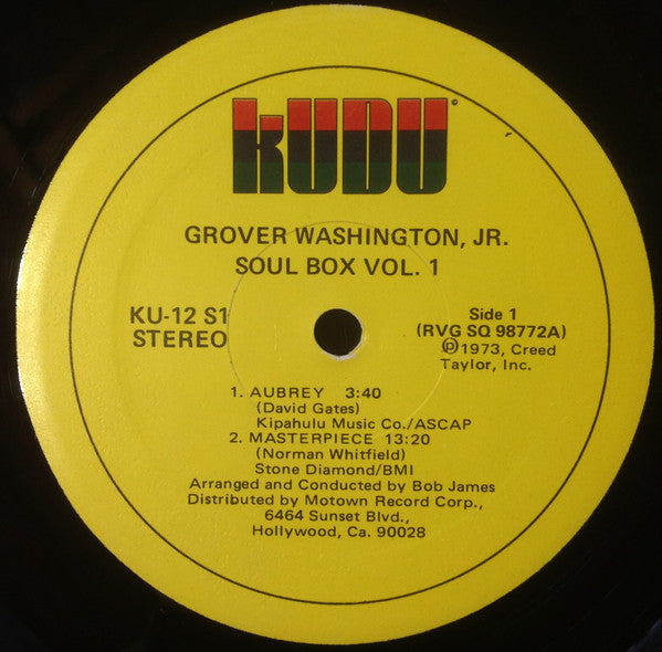 Grover Washington, Jr. - Soul Box Vol.1 - LP