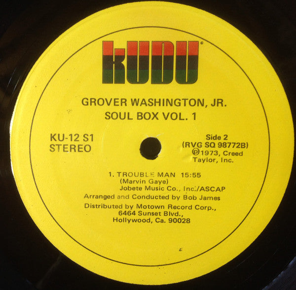 Grover Washington, Jr. - Soul Box Vol.1 - LP