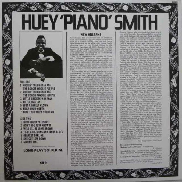 Huey "Piano" Smith And The Clowns* - Rockin' Pneumonia And The Boogie Woogie Flu - LP