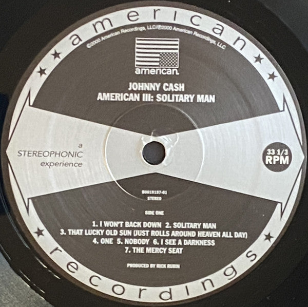 Johnny Cash - American III: Solitary Man - LP