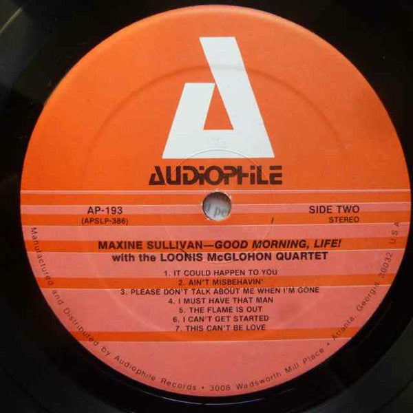 Maxine Sullivan - Good Morning, Life! - LP