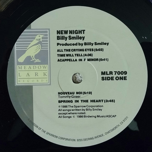 Billy Smiley - New Night - LP